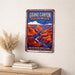 Grand Canyon National Park Arizona metal sign with vintage weathered-tin travel poster illustration — Grand Canyon National