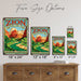 Zion National Park Utah metal sign with vintage weathered-tin travel poster illustration — Zion National Park Utah
