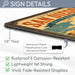 San Diego California Hotel del Coronado metal sign with vintage weathered-tin travel poster illustration — San Diego