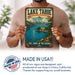 Lake Tahoe California Sierra Nevada metal sign with vintage weathered-tin travel poster illustration — Lake Tahoe California