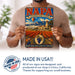Napa California Wine Country metal sign with vintage weathered-tin travel poster illustration — Napa California Wine Country