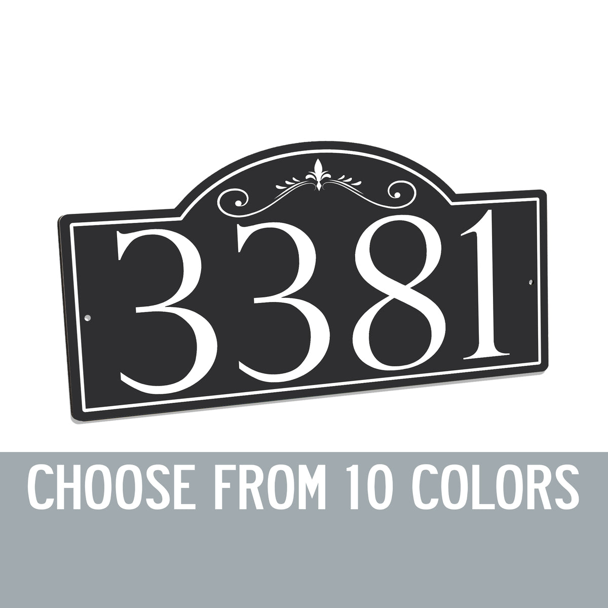 Custom Oval Address Sign | Personalized Metal House Plaque USA — Chico ...