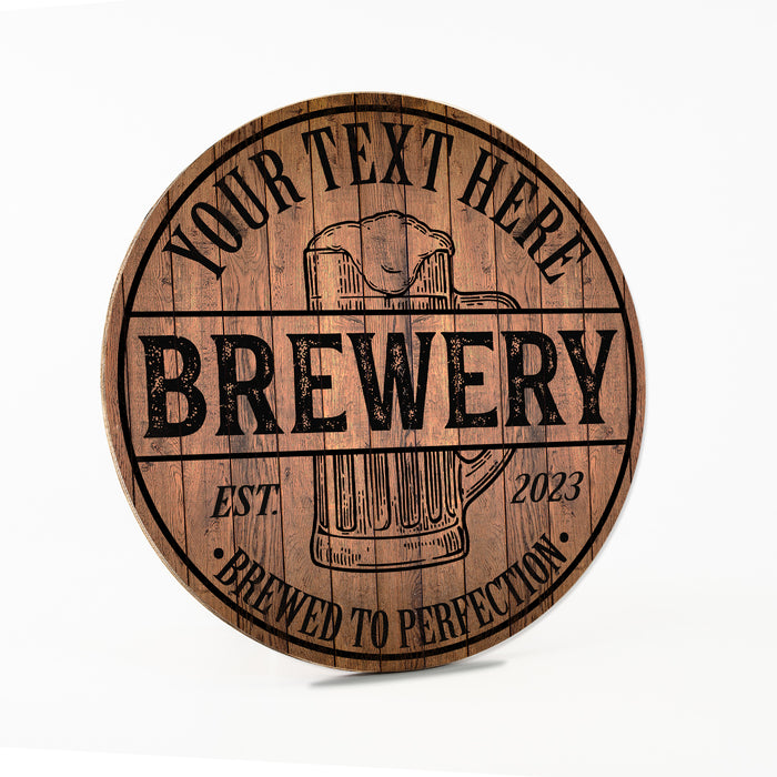 Custom Brewery Sign