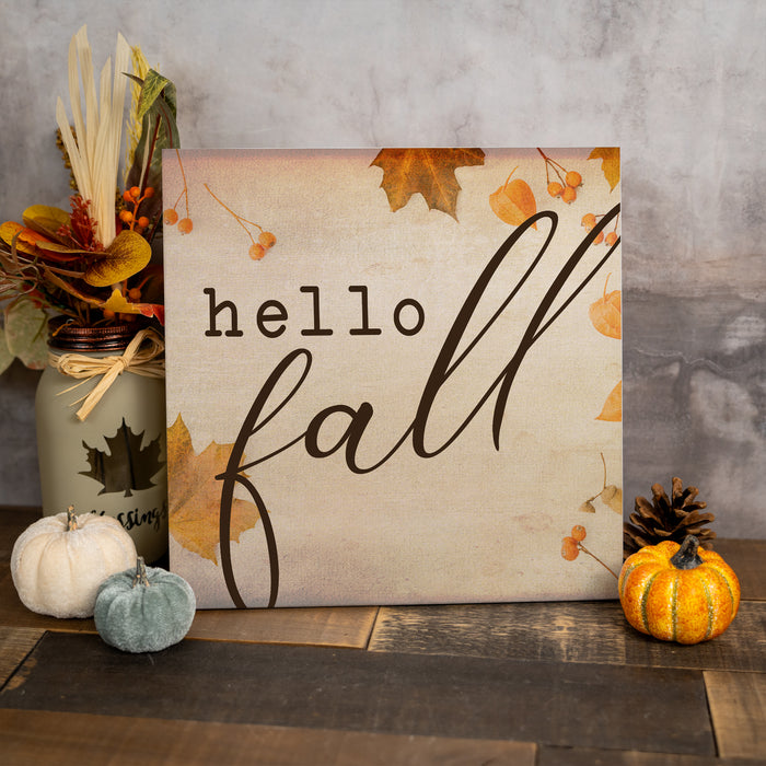 Hello Fall - Fall Sign