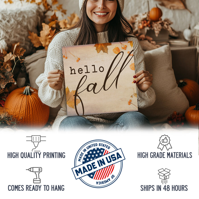 Hello Fall - Fall Sign