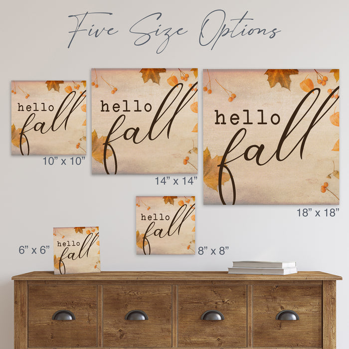 Hello Fall - Fall Sign