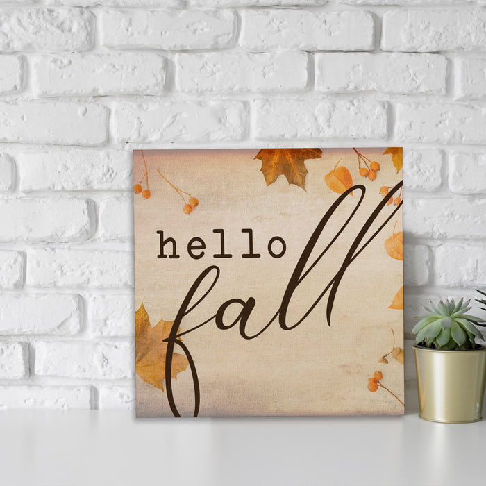 Hello Fall - Fall Sign