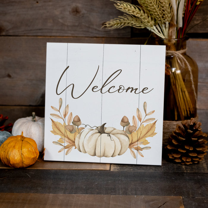 Welcome Pumpkin - Fall Sign