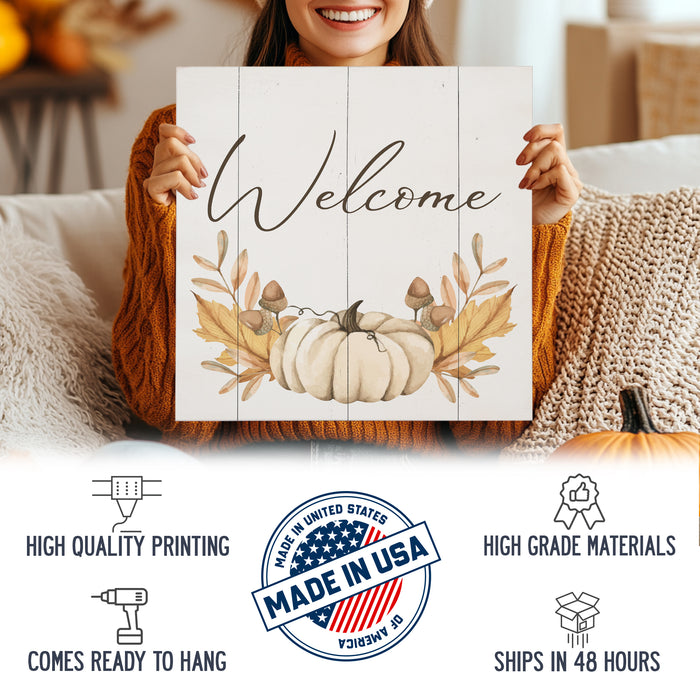 Welcome Pumpkin - Fall Sign