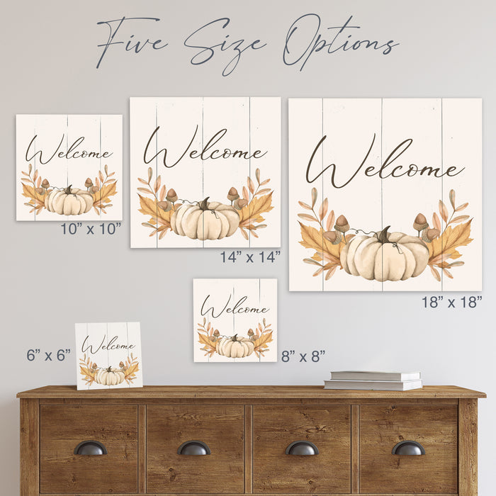 Welcome Pumpkin - Fall Sign