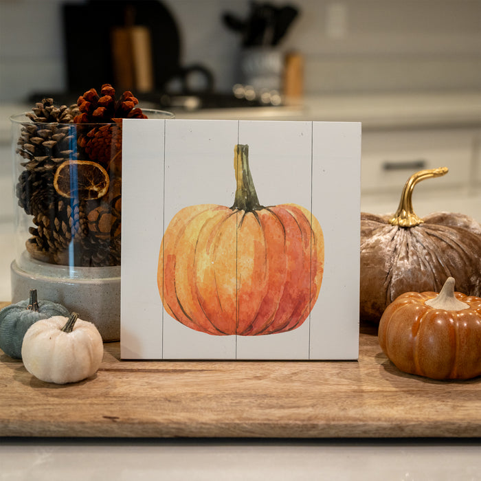 Orange Pumpkin - Fall Sign