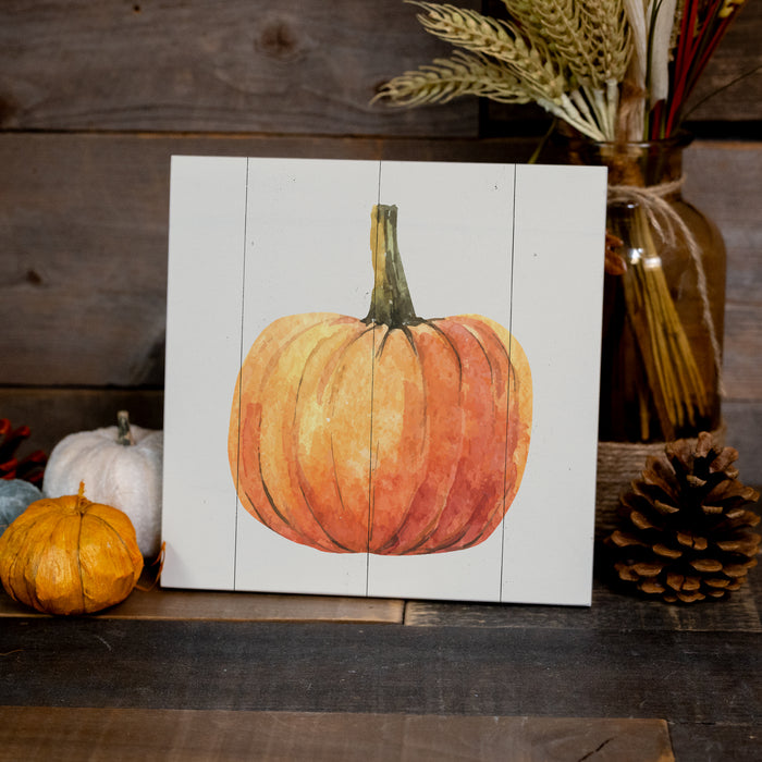 Orange Pumpkin - Fall Sign