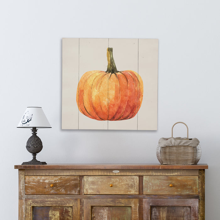 Orange Pumpkin - Fall Sign