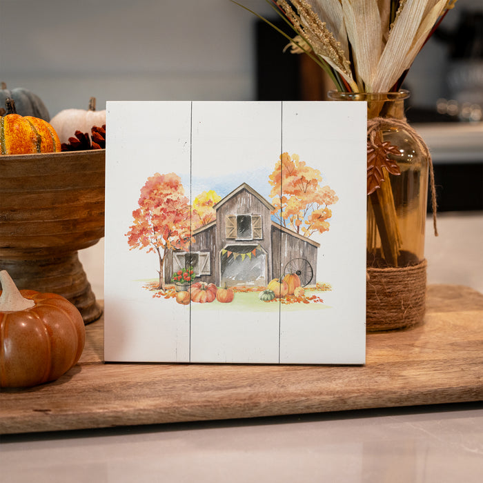 Rustic Fall Barn - Fall Sign