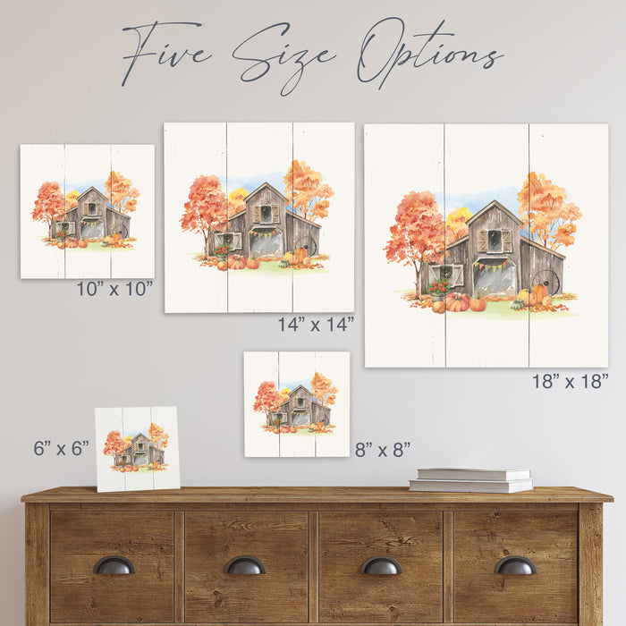 Rustic Fall Barn - Fall Sign