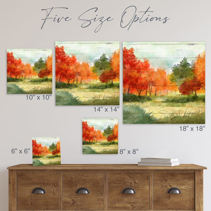 Autumn Forest Wood Sign - Fall Decor