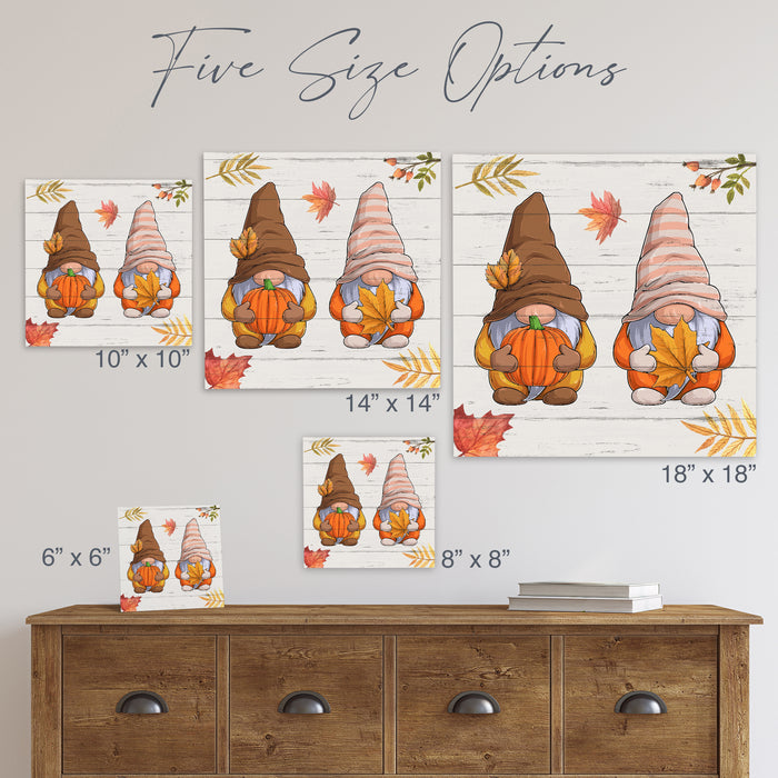 Autumn Gnomes Wood Sign - Fall Decor