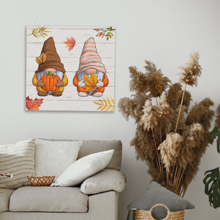 Autumn Gnomes Wood Sign - Fall Decor