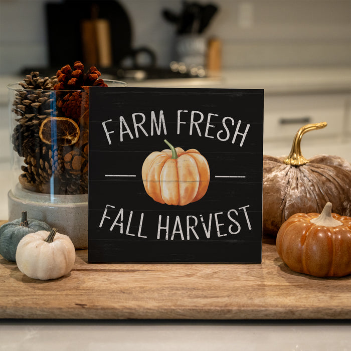 Farm Fresh Fall Harvest Wood Sign - Fall Decor