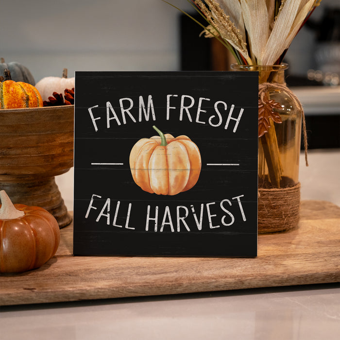 Farm Fresh Fall Harvest Wood Sign - Fall Decor