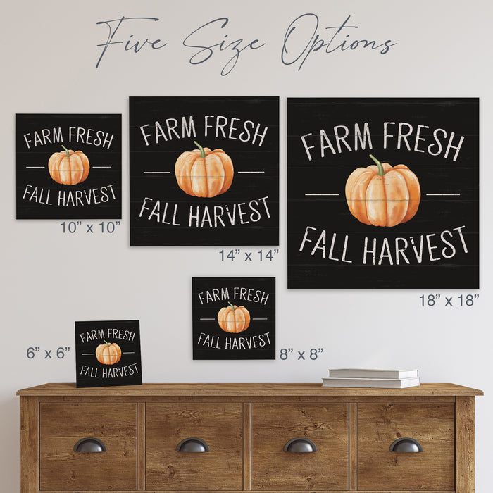 Farm Fresh Fall Harvest Wood Sign - Fall Decor