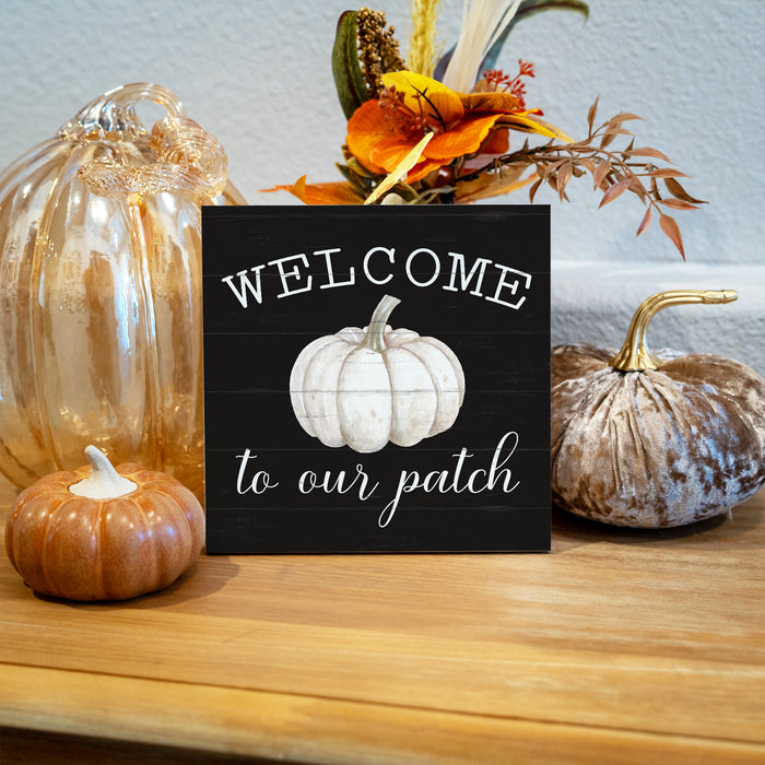 Welcome to our pumpkin patch Wood Sign - Fall Decor