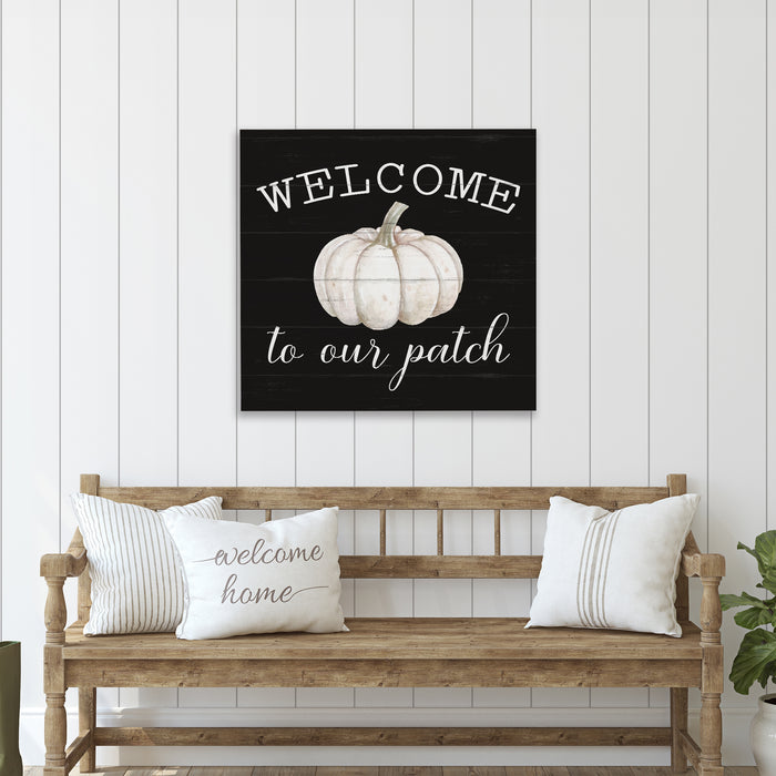 Welcome to our pumpkin patch Wood Sign - Fall Decor