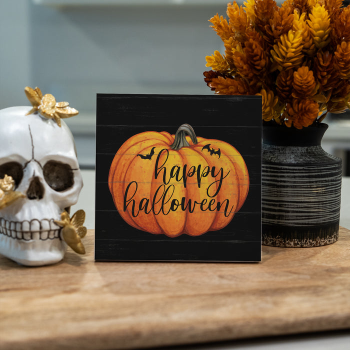 Happy Halloween Pumpkin - Halloween Wood Sign