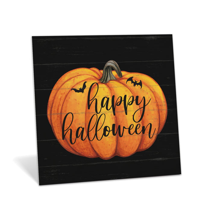 Happy Halloween Pumpkin - Halloween Wood Sign