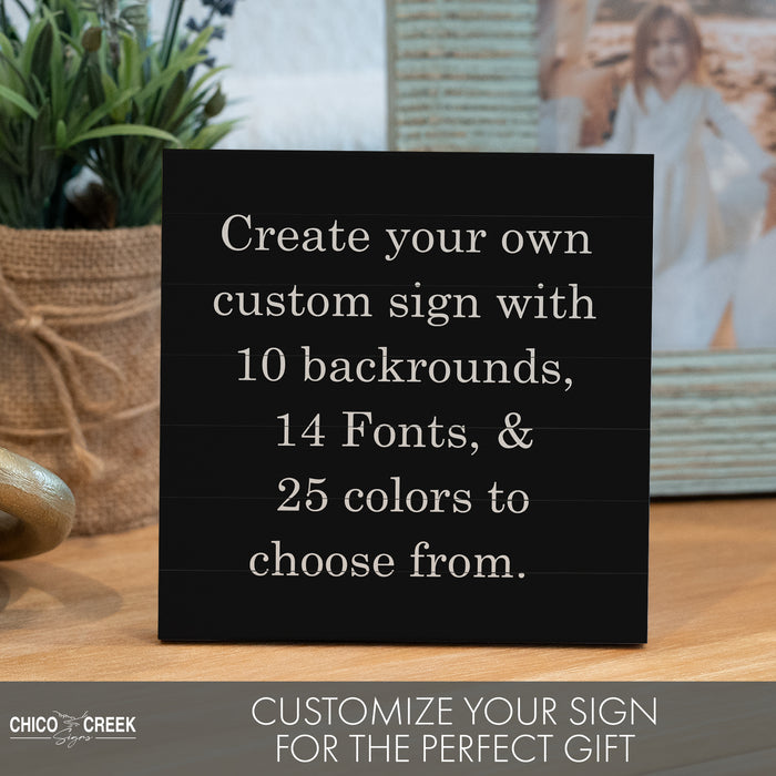 Create Your Own Custom Sign - Personalized Sign Square