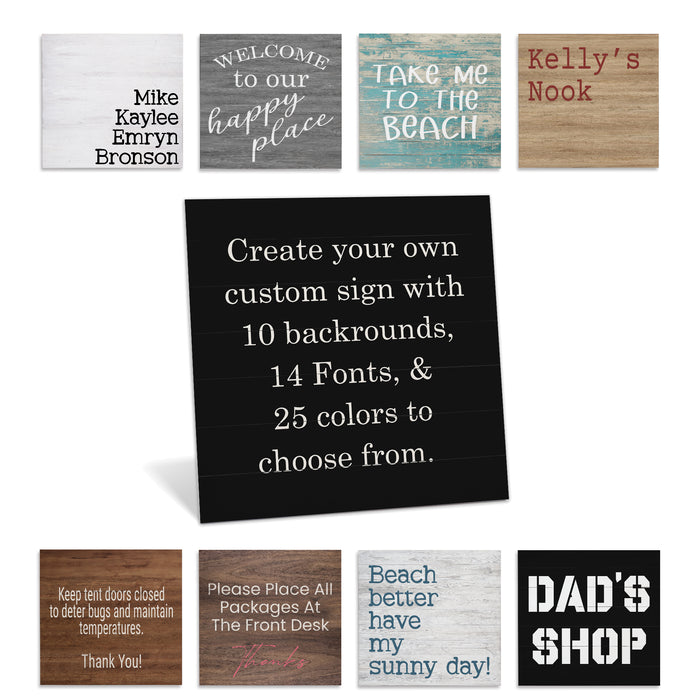 Create Your Own Custom Sign - Personalized Sign Square