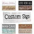Custom Wood Signs