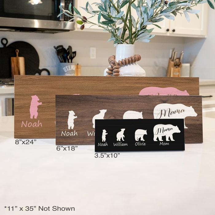 Personalized Mama Bear Sign