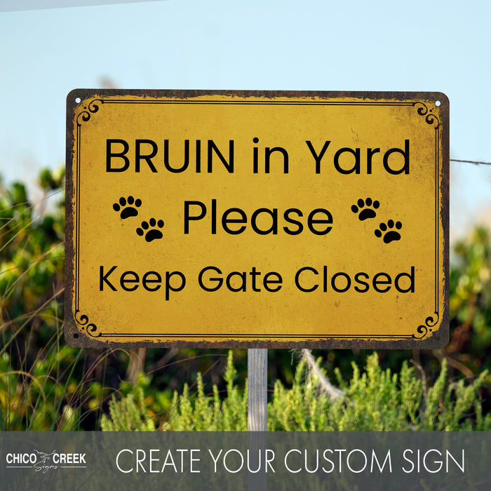 Custom Metal Sign Rustic – Personalized Name, Logo, Business or Bar Sign - Horizontal (8x12, 12x18 & More Sizes)