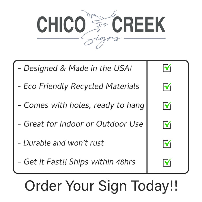 Personalized Fish Guide Service Sign 104182002055