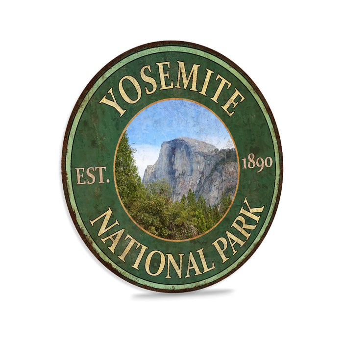 Yosemite National Park Sign California Man Cave Patio Shabby Den Wall Decor 10014200100