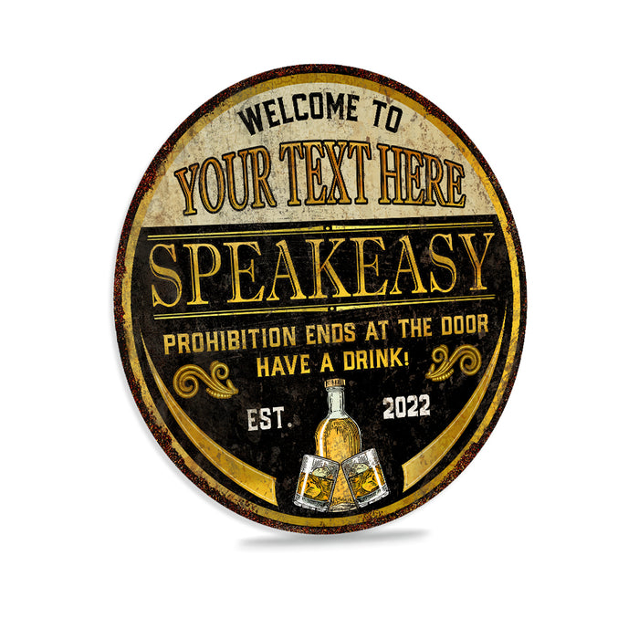 Personalized Speakeasy Sign Home Bar 100142002007