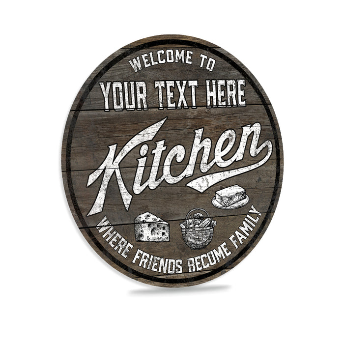 Personalized Family Kitchen Sign 100142002010