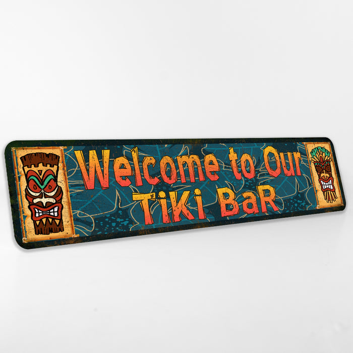Welcome to our Tiki Bar BBQ Barbecue Patio Pool Metal Sign 104182001009