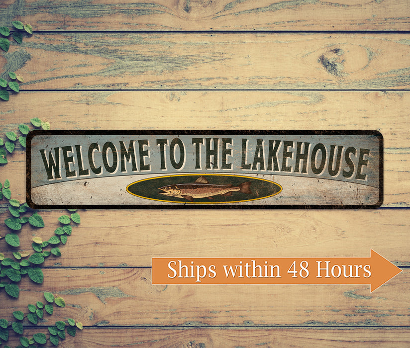 Welcome to the Lakehouse Decor Sign 104182001018