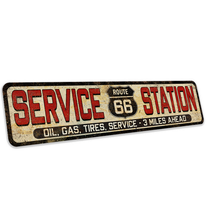 Route 66 Service Station Sign 104182001019
