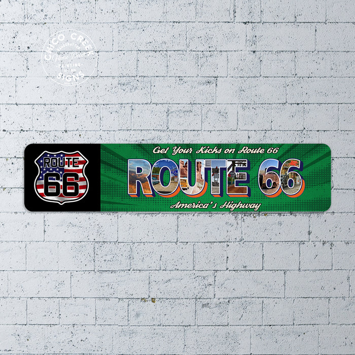 Get Your Kicks Route 66 Sign