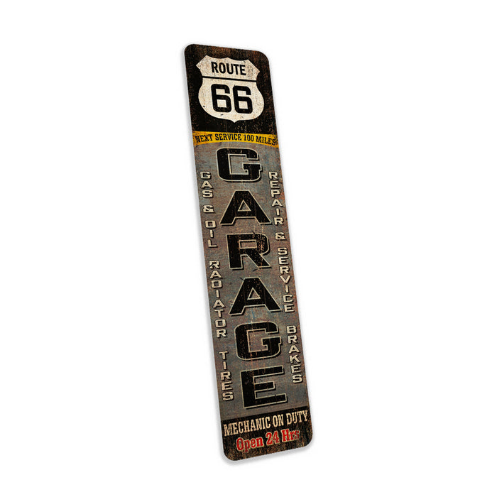 Garage Route 66 Sign Auto Shop Decor Repair Mechanic Dad Gift
