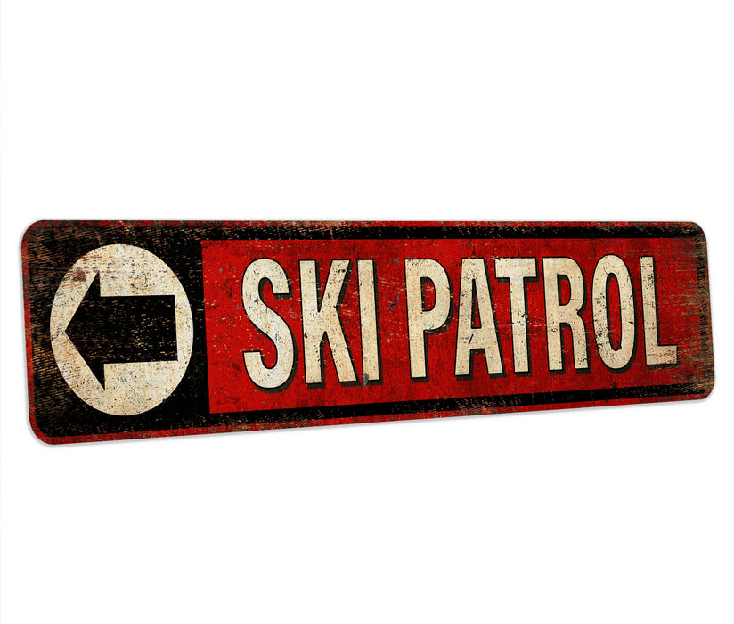 Ski Patrol Decor Sign Winter Resort Snowboard Snow Sport Gift 104182001056