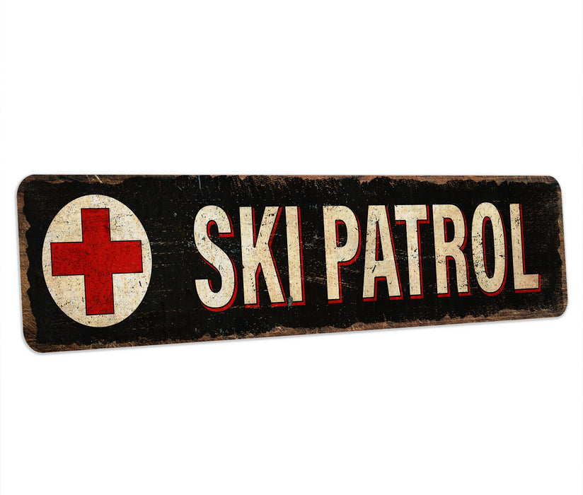 Ski Patrol Decor Sign Resort Mountain Snowboard Gift 104182001057