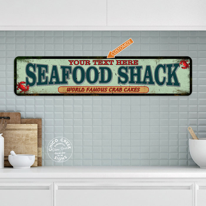 Personalized Seafood Shack Sign 104182002003