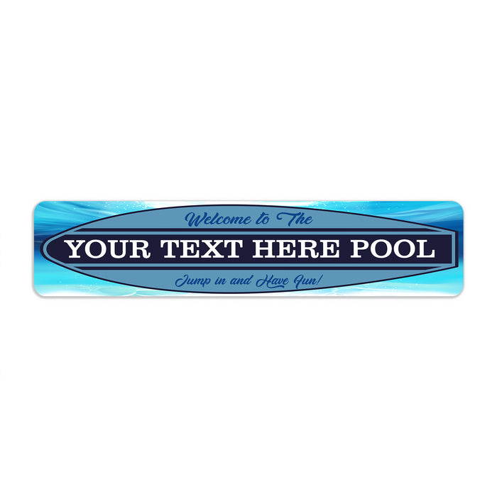 Personalized Welcome to The Family Swimming Pool 104182002006