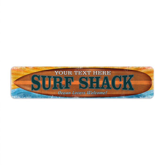 Personalized Surf Shack Beach Sign 104182002008