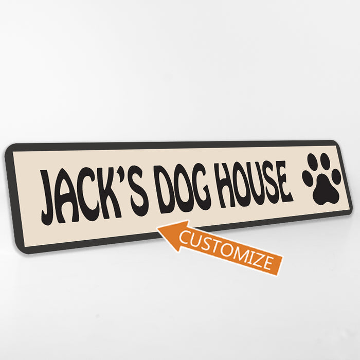 Personalized Dog House Pet Sign 104182002024