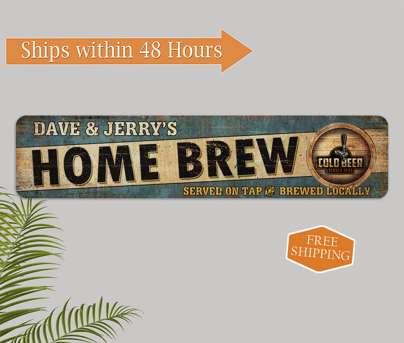 Personalized Home Brew Bar Sign 104182002035